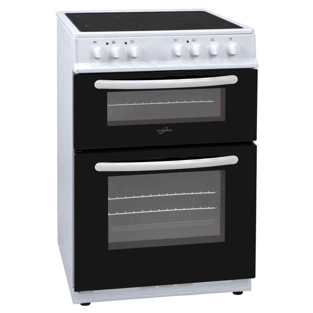 Statesman EDC60W 60cm Wide Electric Cooker in White G Craggs Ltd