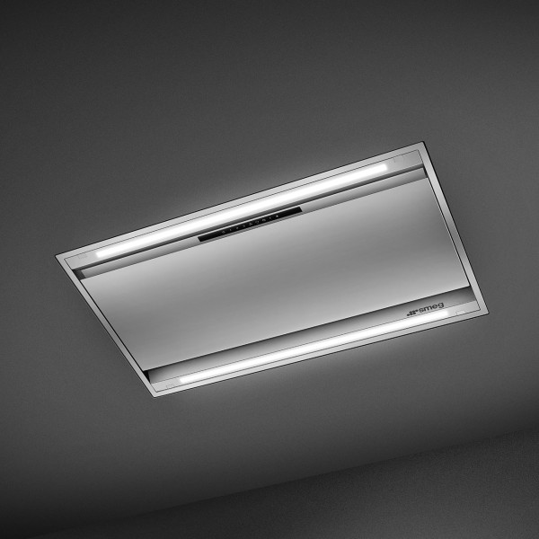 Smeg KLT9L4X 90cm Alta Ceiling Universal Cooker Hood
