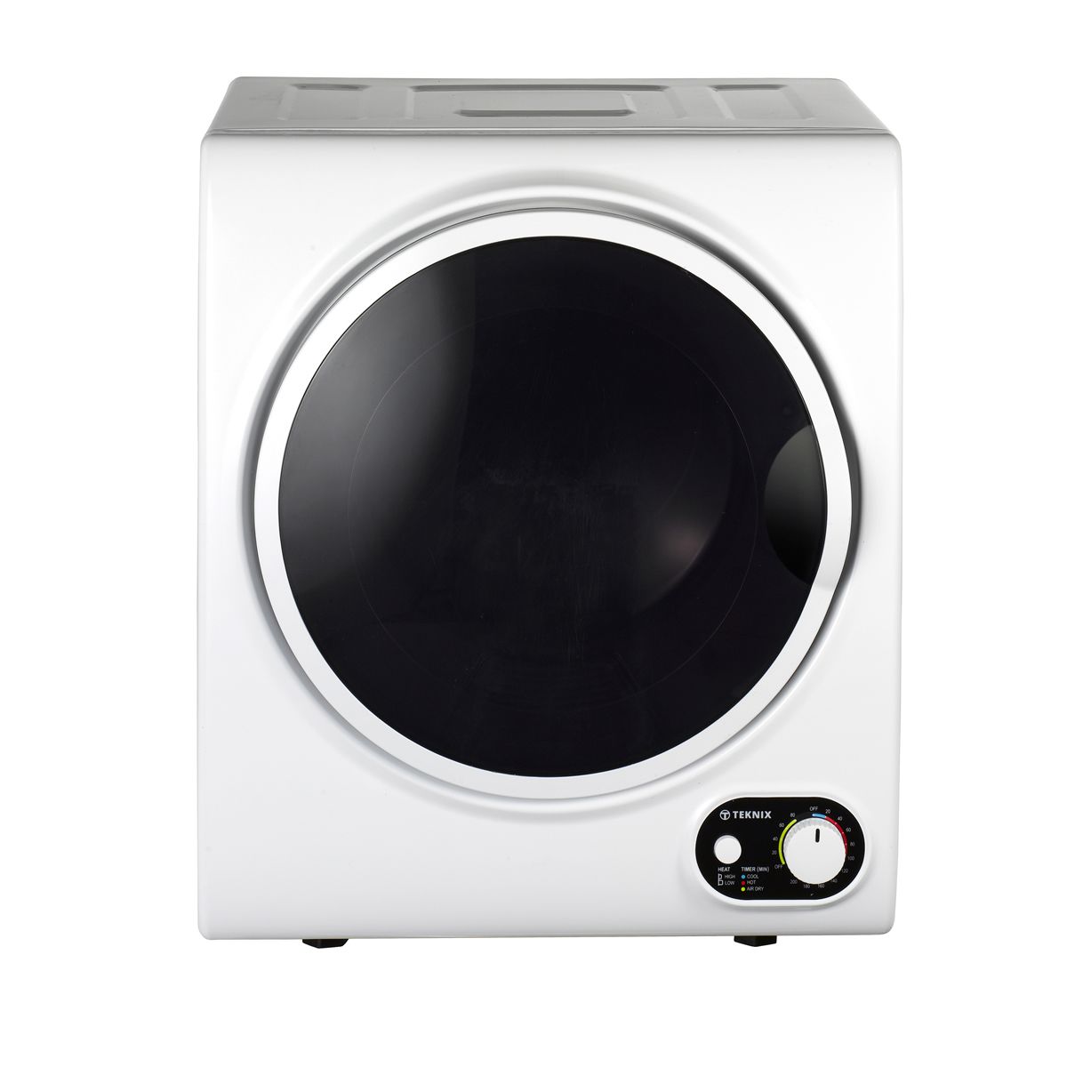 Teknix TKDV25W Compact 2.5kg Tumble Dryer in White Wall Mountable G