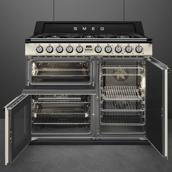 Smeg TR103P 100cm Wide Victoria Dual Fuel Range Cooker