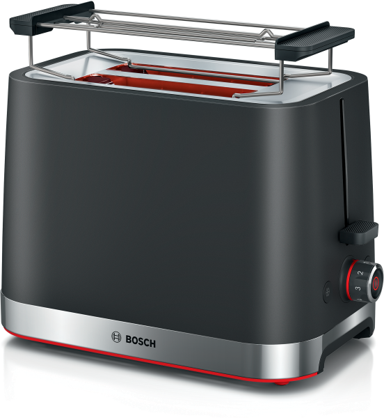 Bosch TAT4M223GB 2 Slice Compact Black Toaster