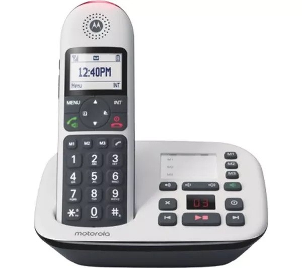 Motorola CD5011 White Cordless Telephone