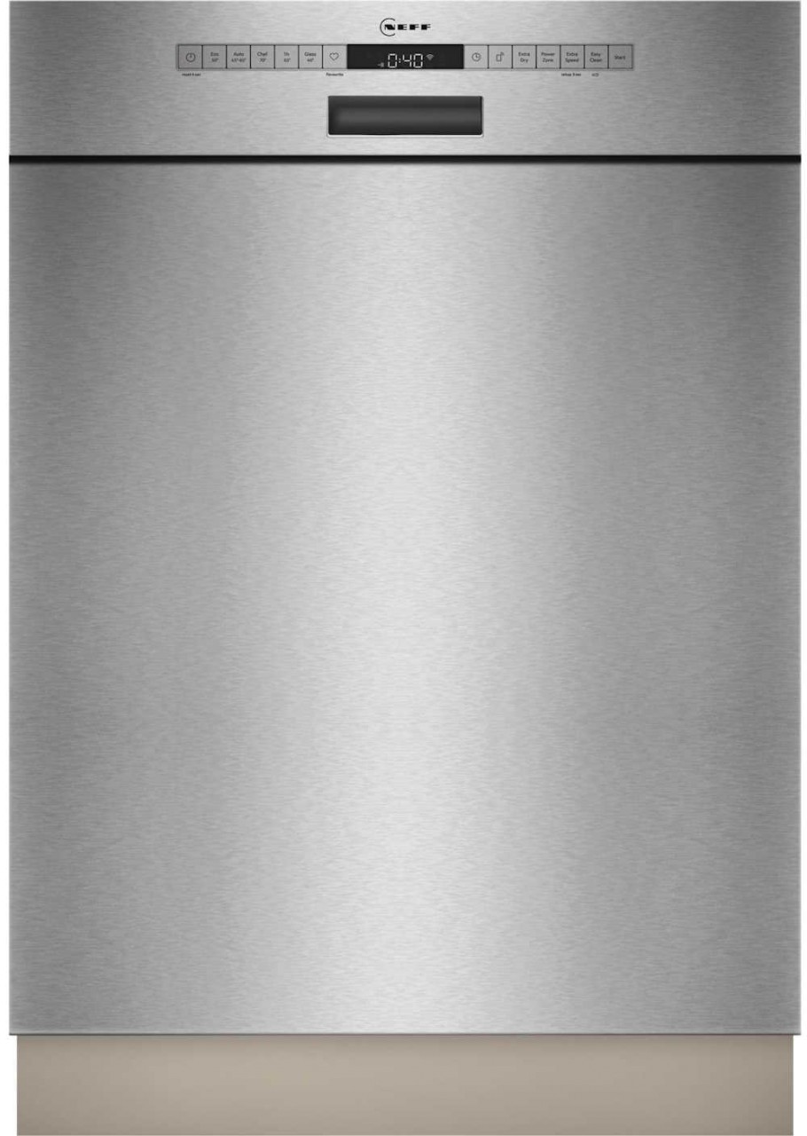 Neff S145HTS01G 60cm Wide 14 Place Settings Semi Integrated Dishwasher
