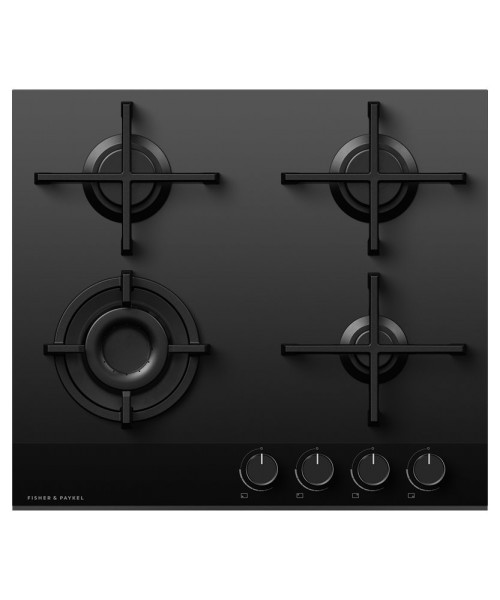 Fisher &amp; Paykel CG604DNGGB4 Series 9 60cm Wide 4 Burners Gas Hob