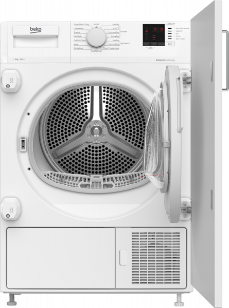 Beko DTIKP81131W 8kg Built In Heat Pump Tumble Dryer in White