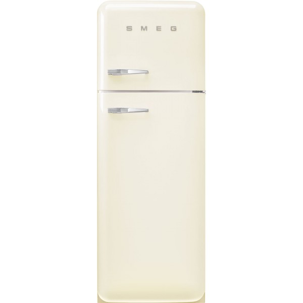Smeg FAB30RCR6UK 60cm Retro Style Fridge Freezer Cream, Right Hand Hinge