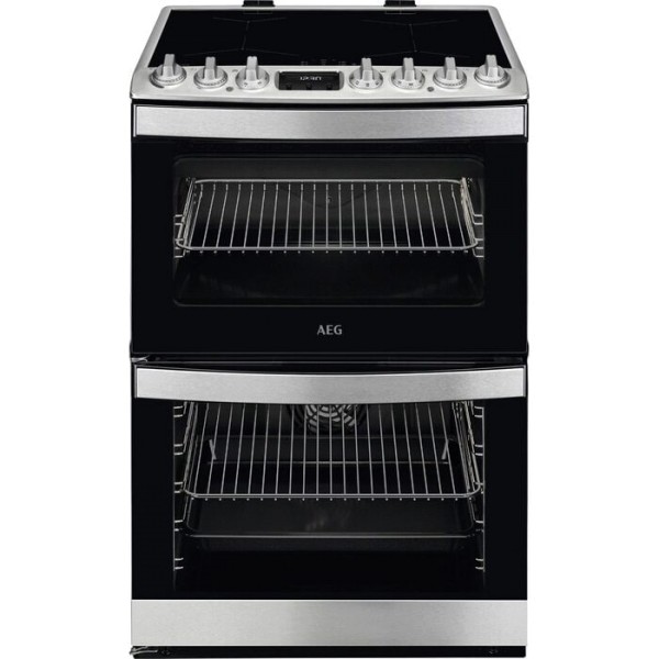 AEG CIB6734ACM SteamBake Electric Induction Double Catalytic Cooker