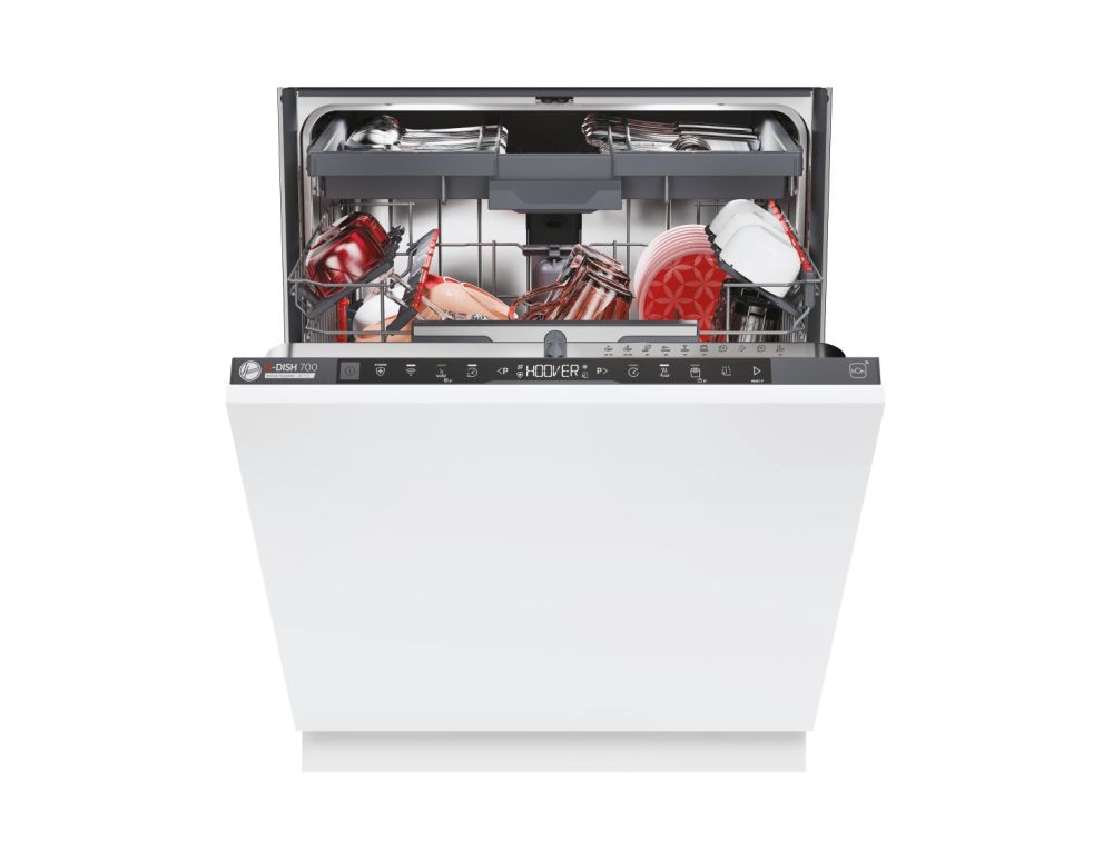 Hoover HI6B2S3PSTA-80 Fully Integrated Dishwasher with Cutlery Tray