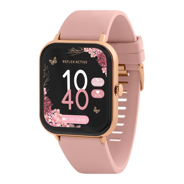 Reflex Active A23-2166 Series 23 Pink Rose Gold Plated Smart Watch