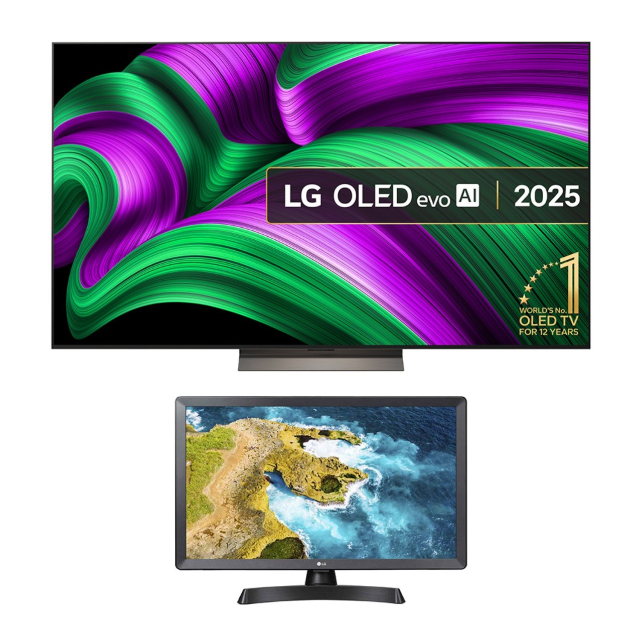 LG OLED77G5624KIT 77" 4K OLED Smart TV with 24" HD Ready TV Monitor
