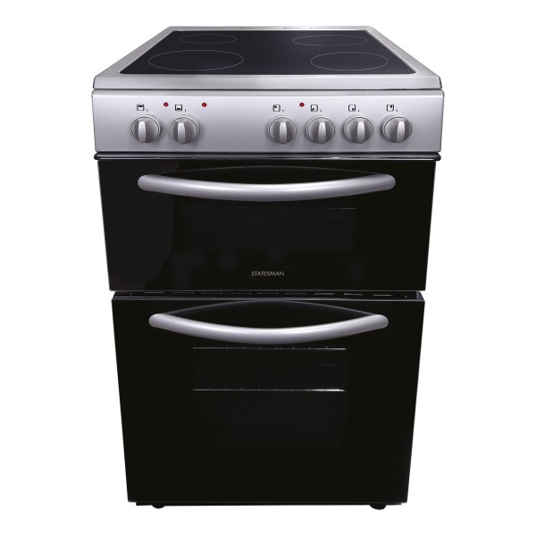 Statesman EDC50S 50cm Wide Double Oven Electric Ceramic Cooker