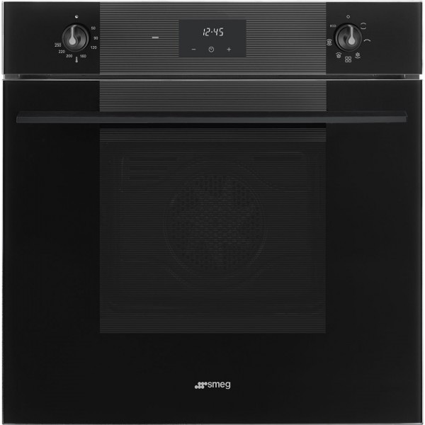Smeg SF6100VB3 60cm Wide Linea Multifunctional Built-In Black Single Oven