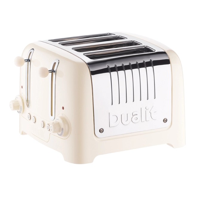 Dualit 46202 4 Slice Cream Lite Toaster