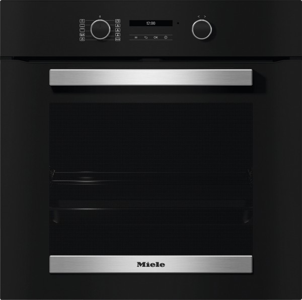 Miele H 2465 BP ACTIVE Obsidian Black Pyrolytic Single Oven
