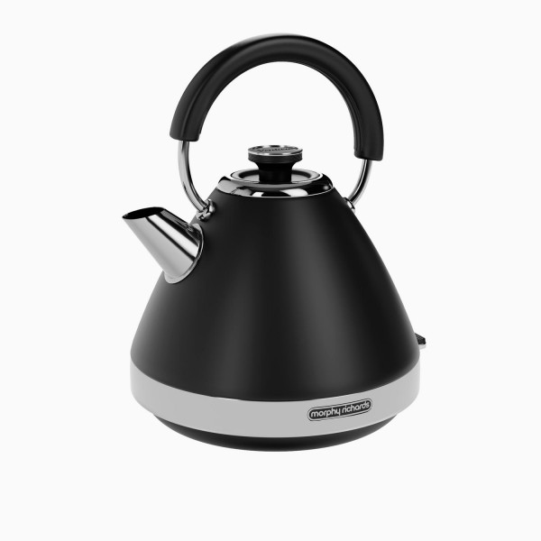 Morphy Richards 100131 1.5 Litres Venture Pyramid Black Kettle
