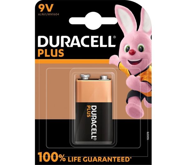 Duracell MN1604 9V Alkaline Battery