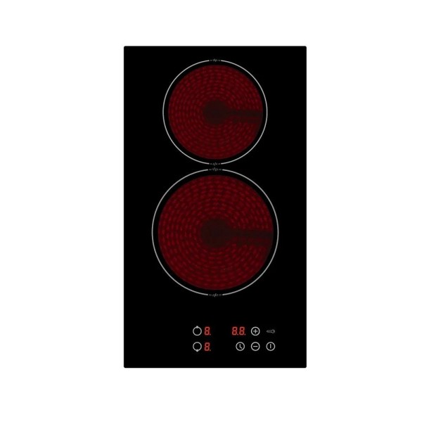 Teknix BITK230CHT 30cm Wide 2 Zone Ceramic Domino Hob