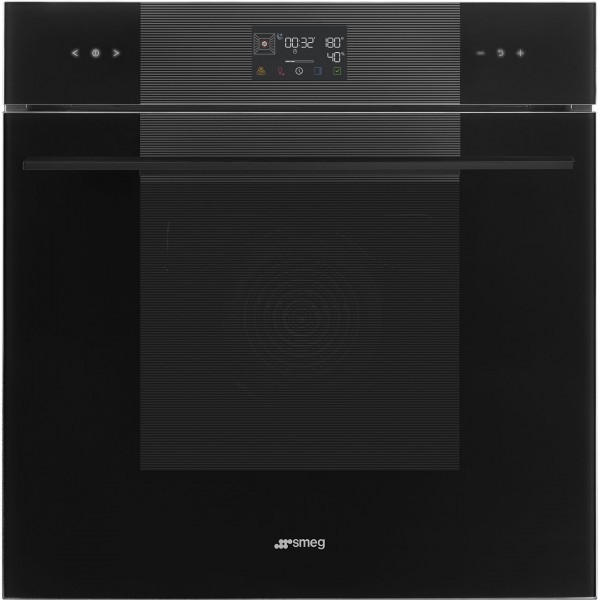 Smeg SOP6102S2PB3 60cm Wide Built-In Black Single Electric Oven