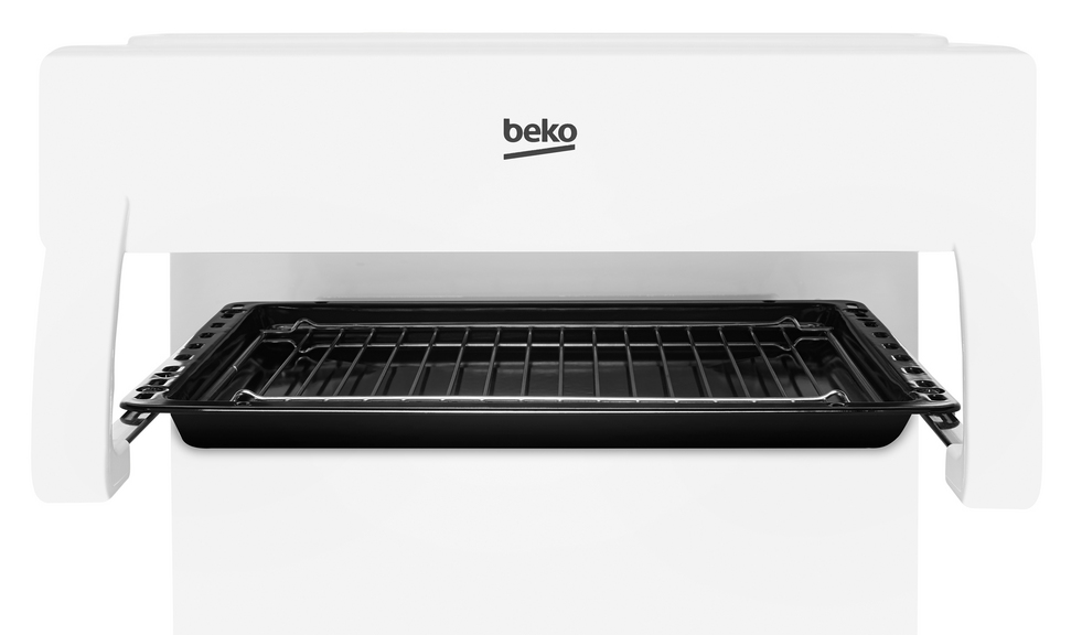 Beko KA52NEW 50cm Wide Gas Cooker with Eye Level Grill in White G
