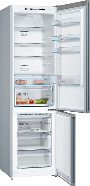Bosch KGN392LEBG 203cm Tall 70/30 Frost Free Fridge Freezer