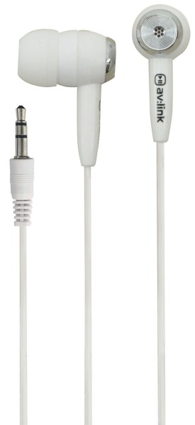 AV:Link 100.363UK In Ear White Stereo Earphones
