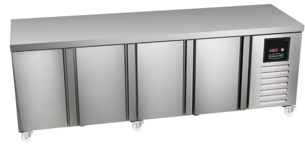 Sterling Pro SPI625040NS Green 255cm Wide 307L 4 Doors Counter Fridge