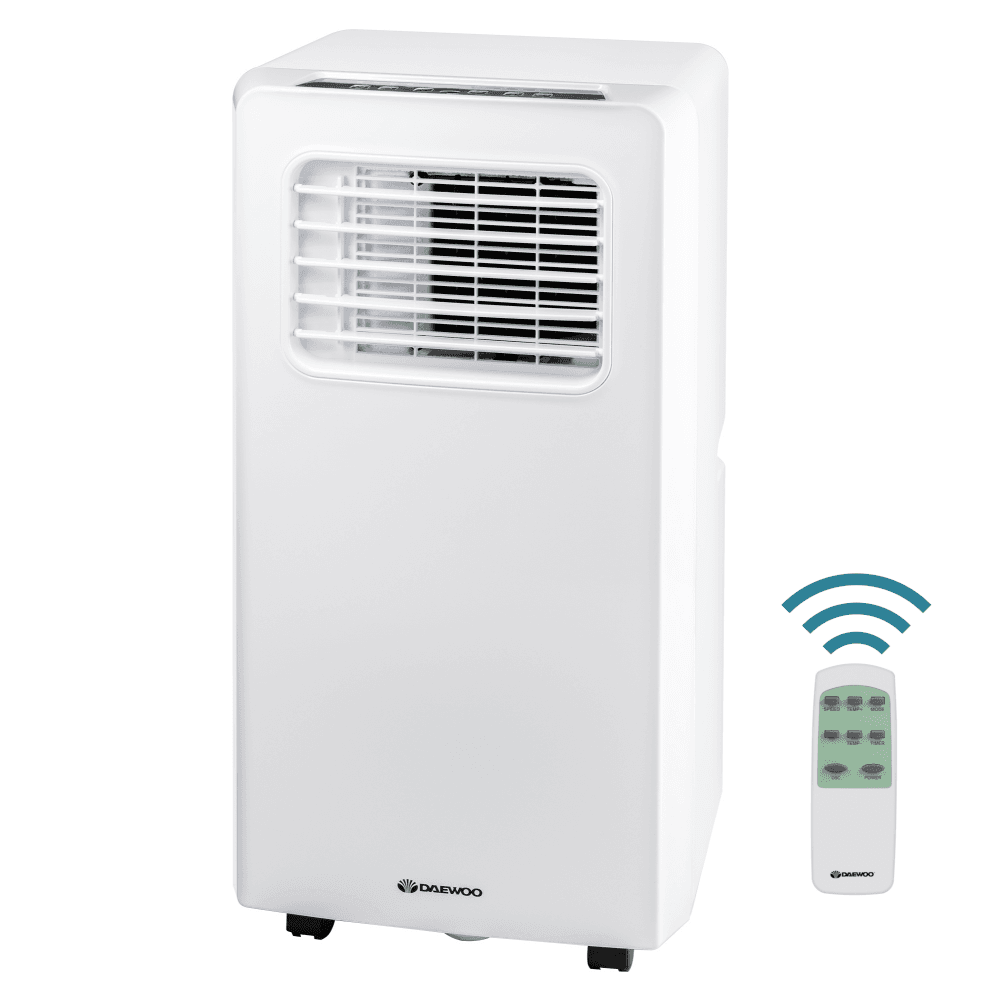 Daewooo COL1317GE 7000BTU Portable Air Conditioner with Fan & Dehumidifier