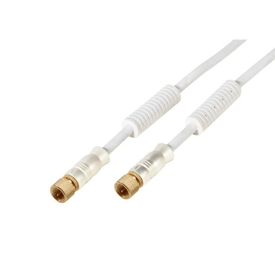 Vivanco 48113 1.5m Satellite Gold F Connector Cable