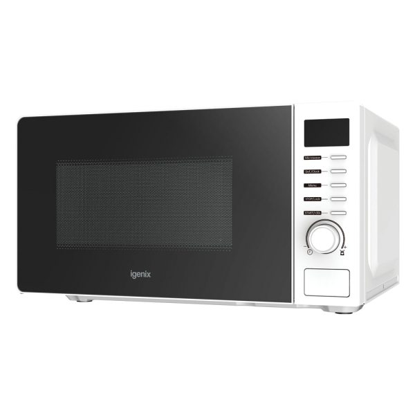 iGenix IGMS02070W 20L 700W White Digital Microwave