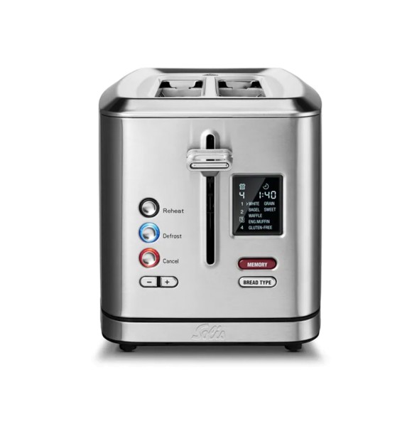 Solis 920.17 Flex 2 Slice Stainless Steel Toaster