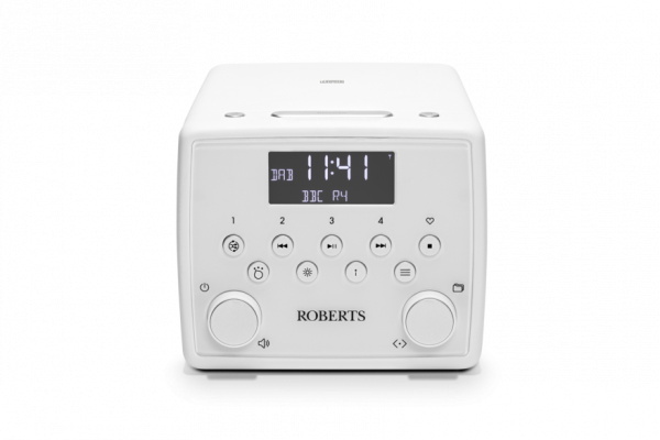 Roberts SOUND49WHITE DAB+/FM Bluetooth Radio with CD Player