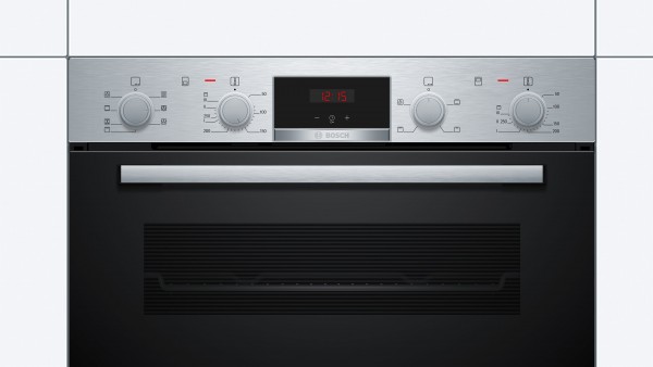 Bosch MBS533BS0B Built-In Double Oven with 3D Hot Air