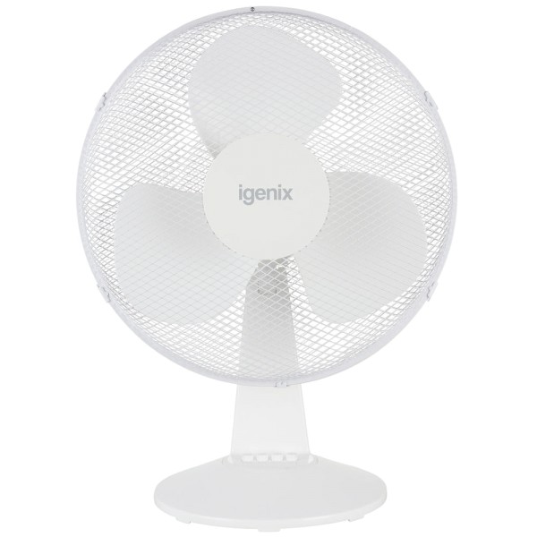 iGenix DF1610 16&quot; 3 Speeds White Desk Fan