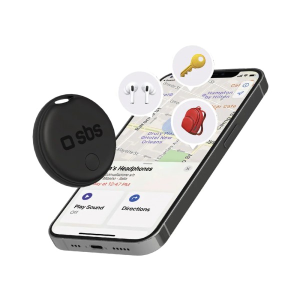 SBS Tracker Dot - Apple Where's My? App Compatible - Bags, Bikes, Keys
