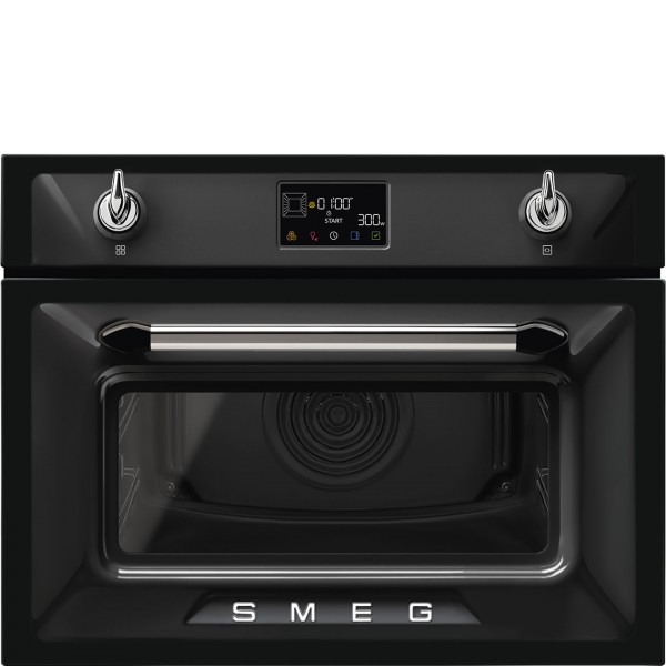 Smeg SO4902M1N 45cm Wide Built-In Victoria Combi Oven