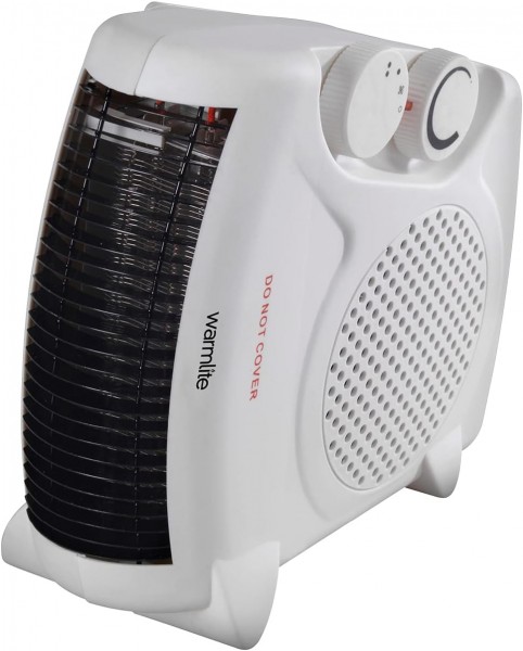 2kw Fan Heater With Thermostat In White