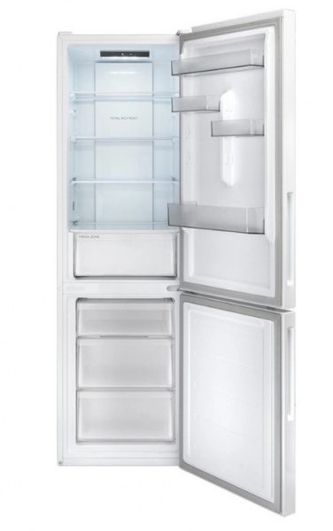 183cm Tall, 55cm Wide No Frost Fridge Freezer In White