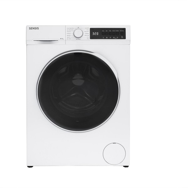8kg Load 1400rpm Spin Speed Washer Dryer In White