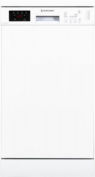 10 Place Setting 6 Programme Slim Line Dishwasher In White