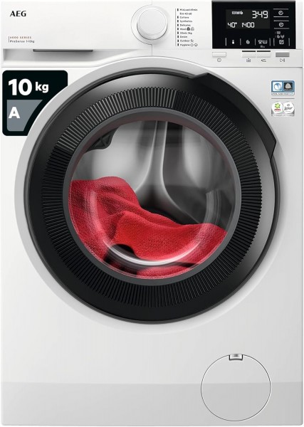 10kg Load 1400rpm Spin Speed Washing Machine In White