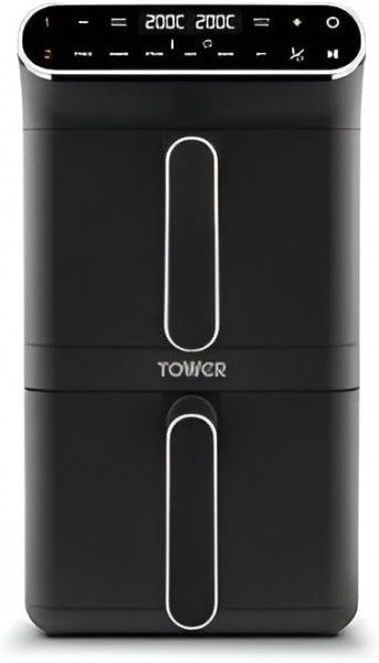 Vortx XL Dual Stack 11 Litre Air Fryer In Black