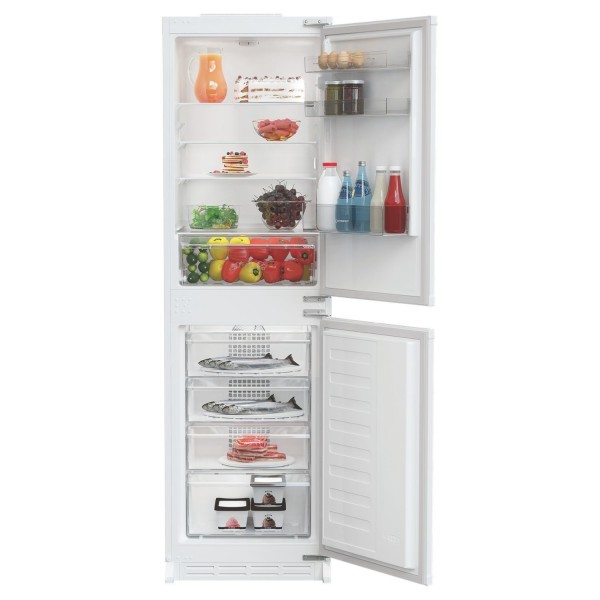 178cm Tall 50-50 Split No Frost Integrated Fridge Freezer