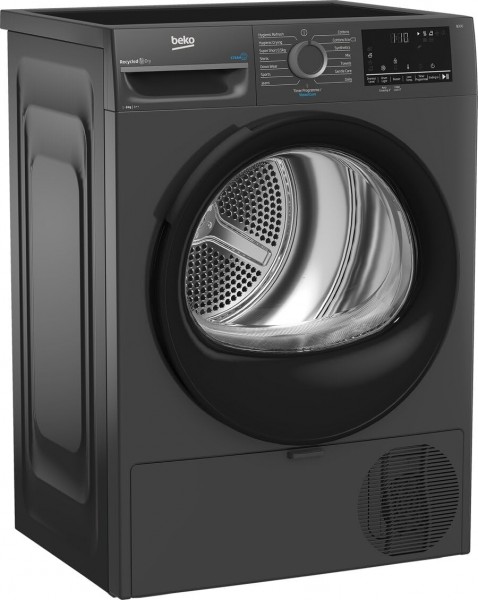 8kg Load Heatpump Tumble Dryer In Anthracite