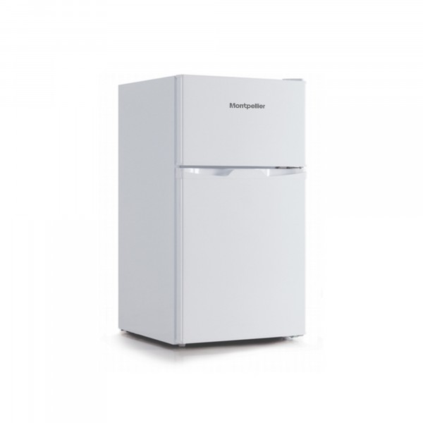 45cm Wide Undercounter Fridge Freezer In White
