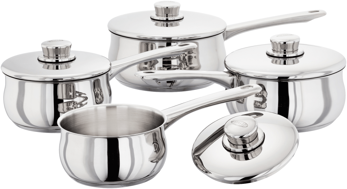 4 Piece 1000 Series Saucepan Set Pan Sets Cookware Small