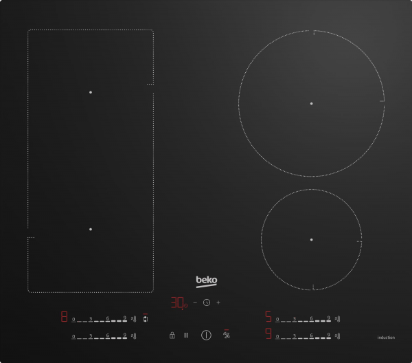 60cm Touch Control Induction Hob In Black (13 amp)