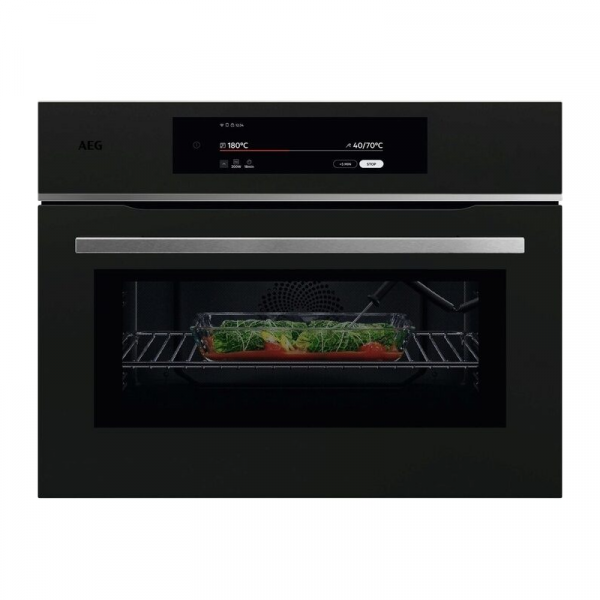 9000 Series 44 Litre Compact Oven With Microwave In Black