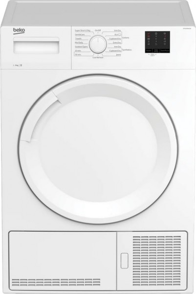 9kg Load Condenser Tumble Dryer In White
