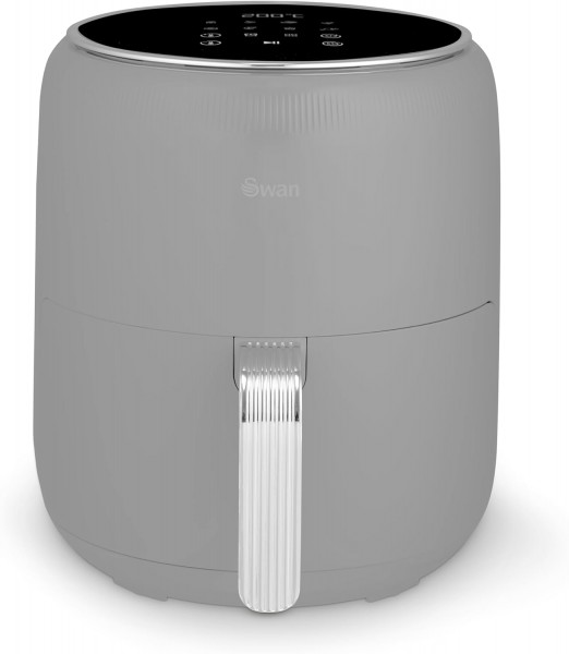 Retro Digital 4.5 Litre Air Fryer In Grey