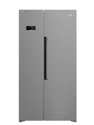 American Style Fridge Freezer In Stainless Steel Effect